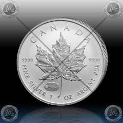 1oz KANADA $5 " Maple Leaf " PRIVY - EINSTEIN ( E=mc2) 2015